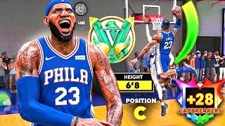 Thumbnail: 76ers LEBRON JAMES CENTER BUILD, But On A LEGEND ACCOUNT (NBA 2K26)