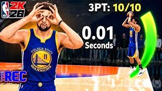 Thumbnail: PRIME KLAY THOMPSON + WORLD'S FASTEST JUMPSHOT & 99 3PT is UNGUARDABLE (NBA 2K26)