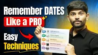 Thumbnail: How to Remember History Dates & Years! New Technique for Class 9 & 10