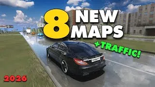Thumbnail: TOP 8 NEW TRAFFIC MAPS for ASSETTO CORSA 2026!