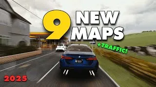 Thumbnail: TOP 9 NEW TRAFFIC MAPS for ASSETTO CORSA 2026!