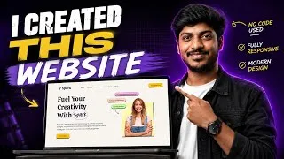 Thumbnail: I CREATED THIS PREMIUM WEBSITE USING NOCODE WEBSITE DEVELOPMENT