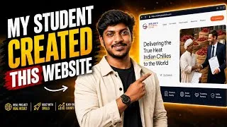 Thumbnail: My Student Created This Website Using Nocode Website Development