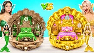 Thumbnail: Rich VS Broke Build House Challenge | Easy Decoration Tricks by DiLi House