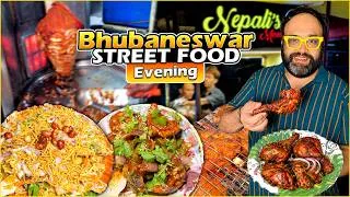 Thumbnail: Street Food In Bhubaneswar | Chilly Chicken Momos, Papdi Chaat, Grilled Chicken, Protein Shake Juice