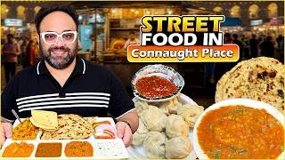 Thumbnail: Street Food In Connaught Place | Sareen Dhaba, Chole Kulcha, Bangla Foods, Momos, Naveen Teat House
