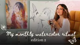 Thumbnail: Easy monthly watercolor ritual | edition 2