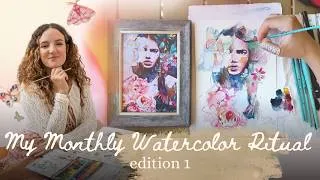 Thumbnail: Easy monthly watercolor ritual | edition 1