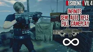 Thumbnail: INFINITE SEMI AUTO RIFLE ONLY!! Full Gameplay - Resident Evil 4 Remake