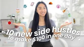 Thumbnail: 10 easiest + realistic side hustle ideas you can start in the next 30 days