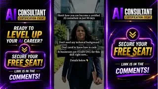 Thumbnail: Free AI Consultant Certification Info Session | With Alicia Lyttle