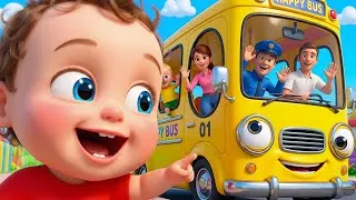 Thumbnail: Wheels on the Bus Go Round and Round! 🚌 Kids Songs & Nursery Rhymes | Ding Dong Kids 