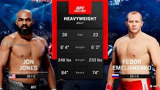 Thumbnail: Jon Jones vs Fedor Emelianenko | UFC 6 | 4K 60FPS