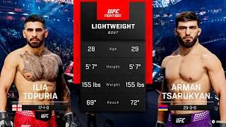 Thumbnail: Ilia Topuria vs Arman Tsarukyan  | UFC 6 | 4K 60FPS