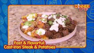 Thumbnail: Fast & Flavorful: Cast-Iron Steak & Potatoes | Dinner DeeAs