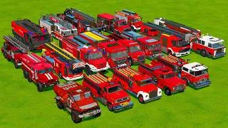 Thumbnail: TRANSPORTING ALL FIRE TRUCKS WITH FERRY - FIREFIGHTERS IN ACTION! Farming Simulator 22