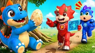 Thumbnail: Pyro lidera la misión para encontrar al dinosaurio perdido | Animación de Dino Action