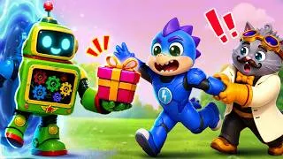 Thumbnail: Bolt y la Misteriosa Máquina de Regalos | Animación de Dino Action