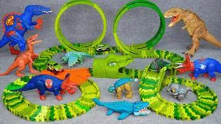 Thumbnail: 63 Minutes Of Satisfaction With Unboxing Speedy Dinosaur Car Track Set ASMR | Review Toys