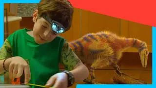 Thumbnail: 😱 The Smallest Dinosaur that Causes Big Trouble! | Dino for Kids @DinoKids