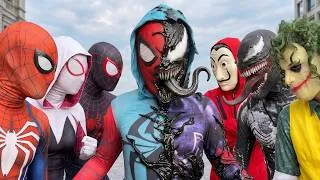 Thumbnail: 7 SPIDERMAN Vs SMILING WOMAN REAL LIFE ESCAPE 909.0