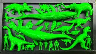 Thumbnail: Dinosaurus Jurassic World Dominion: T-rex/ Brachiosaurus/ Skibidi/ Spider-Man/ KingKong/ KingGidorah