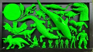 Thumbnail: Dinosaurus Jurassic World Dominion: T-rex/ Brachiosaurus/ Skibidi/ Spider-Man/ KingKong/ KingGidorah