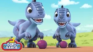 Thumbnail: 💚 Min's Kindness Saves the Wild Dinosaur! 🦖 | Dino Ranch | Cartoons for Kids