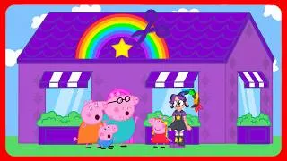 Thumbnail: Will Peppa and LILY LOVEBRAIDS Choose Rainbow Braids? Peppa Pig Funny Animation