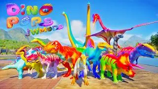 Thumbnail: Dino Pops Jurassic World Invasion! Dino Pops VS Jurassic World Resident Part Dinosaurs.