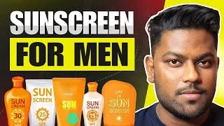 Thumbnail: Best Sunscreen For Men 2026 | In Hindi | Aqualogica Glow+ Dewy Sunscreen Review | Dipak Shaw