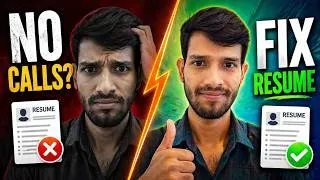 Thumbnail: Java Resume That Gets Interview Calls 🔥 | Fix Your Resume (0–6 Years Experience)