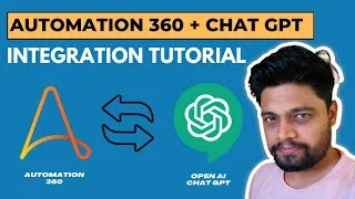 Thumbnail: Automation 360 and ChatGPT Integration Step-by-Step Tutorial @automationfeed
