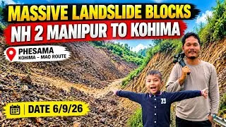 Thumbnail: MASSIVE LANDSLIDE BLOCKS NH 2 MANIPUR TO KOHIMA