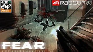 Thumbnail: F.E.A.R. — Frame-rate on 2003 PC (AMD Athlon 64 3200+ / ATi Radeon 9800 XT / Audigy 2 / Windows XP)