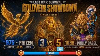 Thumbnail: 3v5 Goldvein Showdown Week 1 Recap | Dirk Diggler Last War