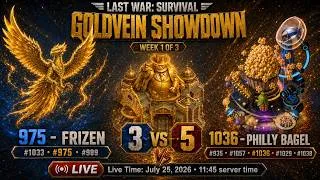 Thumbnail: 3v5 Goldvein Showdown Live Stream Pre-Show | Dirk Diggler Last War