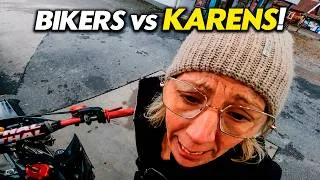 Thumbnail: KARENS REGRET MESSING WITH BIKERS | CRAZY MOTO MOMENTS & CRASHES #46