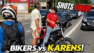 Thumbnail: ROAD RAGE KAREN Went TOO FAR on a BIKER | INSANE MOTORCYCLE MOMENTS & CRASHES #44