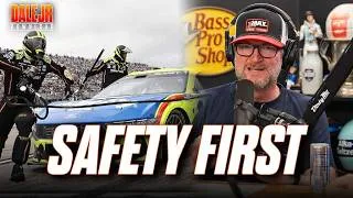 Thumbnail: NASCAR Will Get to Live Pit Stop in The Rain, Just Be Patient