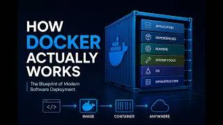 Thumbnail: How Docker Actually Works | The Blueprint Behind Modern Software Deployment