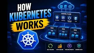 Thumbnail: How Kubernetes Actually Works | The Blueprint Behind Modern Cloud Applications