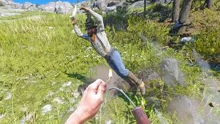 Thumbnail: [4K] Fire & Explosive Brutal Kills (Slowmo + Dynamic Kill Cam) - Red Dead Redemption 2