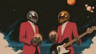 Thumbnail: Disco Punk Mirrorball Dreams🪩🤖 | Chill Disco, Funk, French House Playlist