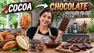 Thumbnail: I Turned a Cocoa Pod Into Chocolate at Home! 🍫 | The Complete Process
