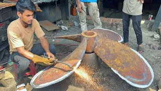 Thumbnail: Rusty Marine Propeller Repaired with skilled Craftsmanship ..
