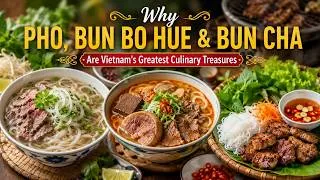 Thumbnail: Why Pho, Bun Bo Hue & Bun Cha Are Vietnam’s Greatest Culinary Treasures