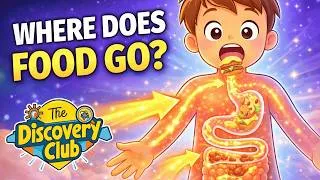 Thumbnail: What Happens to Food Inside Your Body? 🍔 | Fun Science for Kids