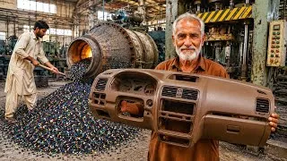 Thumbnail: How Car Dashboards Are Made from Recycled Plastic Waste | Factory Documentary 