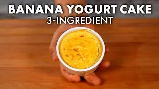 Thumbnail: Testing AI Recipe 3-Ingredient Simple Banana Cake Dessert